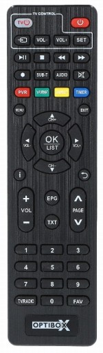 Diaľkové ovládanie pre TV dekodér Optibox Opticum Air NS DVB-T2