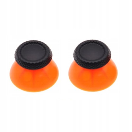 IRIS 2 gombíky 2 x hríbik pre analógovú podložku DualSense z PS5 oranžovo-čierna