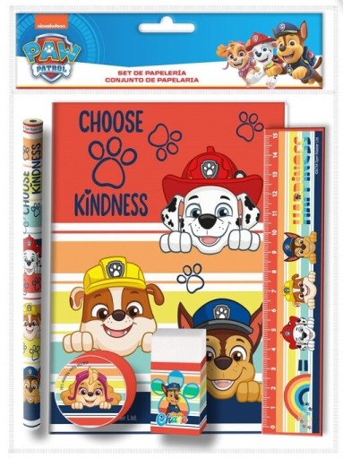 PAW PATROL ceruzka guma pravítko školská sada 5 ks