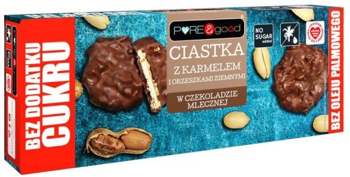 Sušienky BEZ CUKRU Sušienky s karamelom a orechmi v mliečnej poleve Pure