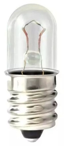 E10 skrutkovacia žiarovka, 6,3V, 0,15A, 0,95W, ŻAR-010283