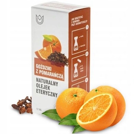 Prírodný esenciálny olej 12ml klinček POMARANČ