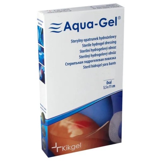 AQUA-GEL 5,5x11cm hydrogélový obväz 1 ks