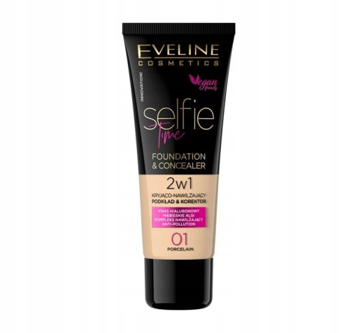 EVELINE SELFIE TIME FOUNDATION 01 PORCELÁN