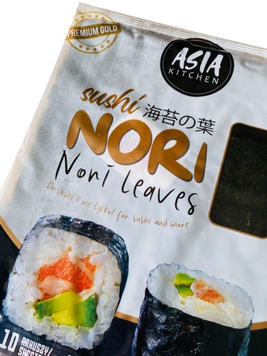 Obliečky z morských rias Nori 10 listov 26g Asia Kitchen