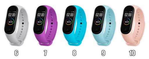 PÁRKA PRE XIAOMI MI BAND 3/4 - MNOHÉ FARBY