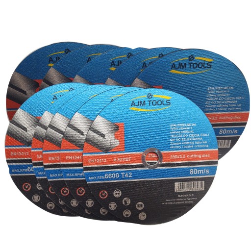Oceľové rezné kotúče, kovové 230x3,2, 230mm kotúče 230x22,2