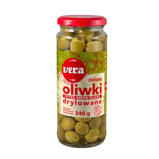 VERA zelené olivy bez kôstky 340 g