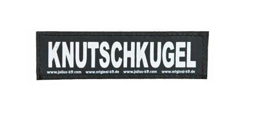 Nálepka na suchý zips 2 Julius-K9, S, KNUTSCHKUGEL