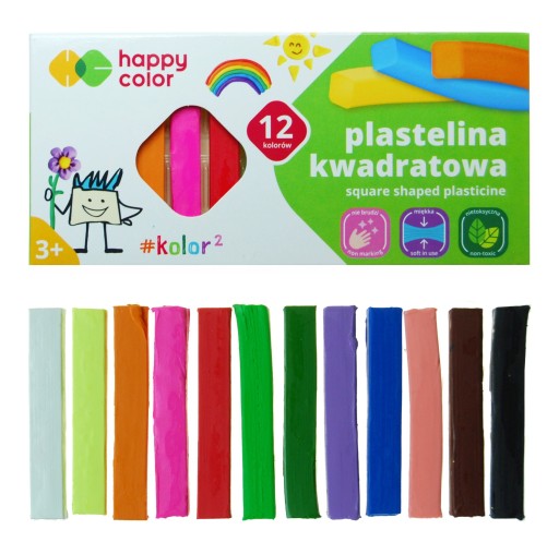 Plastelína Happy Color 12 ks.