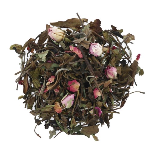 Pai Mu Tan Rose ochutený biely čaj 100g