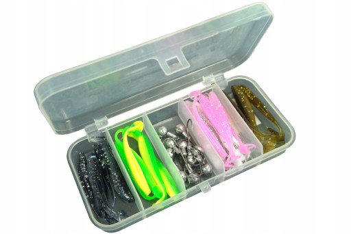 Prívlač SET 25 FL LURE 10 hláv + KRABIČKA BRIEDKA PIKE M 5,5cm