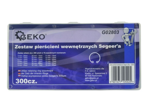 ROZŠÍRENÁ VNÚTORNÁ SÚPRAVA. SEGER RINGS 300 KS