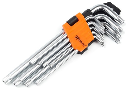 Sada imbusových kľúčov dlhých imbusových kľúčov imbus torx T10-T50 9 ks