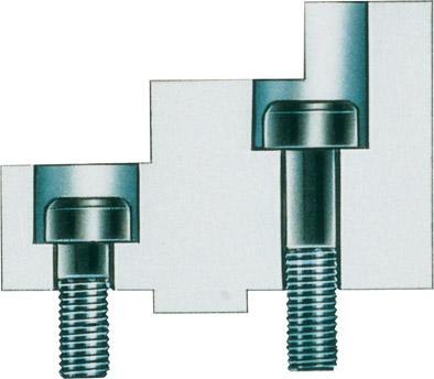 Upevňovacia skrutka, zásuvka, veľkosť 100mm M6x20 RÖHM