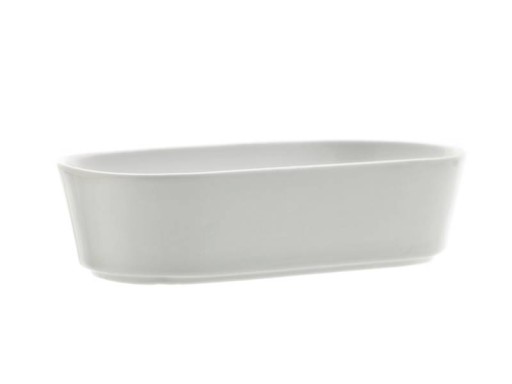 BIELE OVÁLY OVÁLNY PORCELÁN ĽAHKOODOLNÝ PORCELÁN