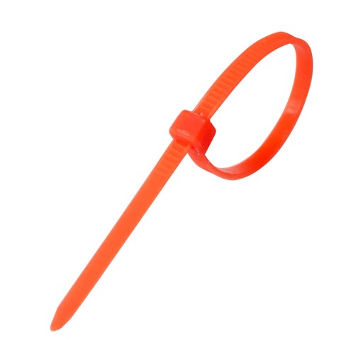 Sťahovacie pásky Sťahovacie pásky - 100 ks UV 2,5 x 100 mm, oranžové