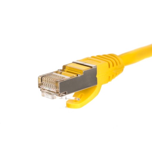 Netrack RJ45 prepojovací kábel, kat. 5e FTP/STP, 7m žltý