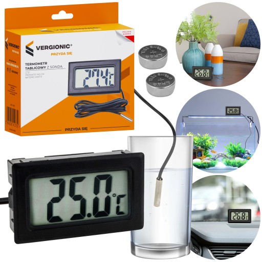 PRESNÝ DIGITÁLNY ELEKTRONICKÝ TEPLOMER SO SONDOU