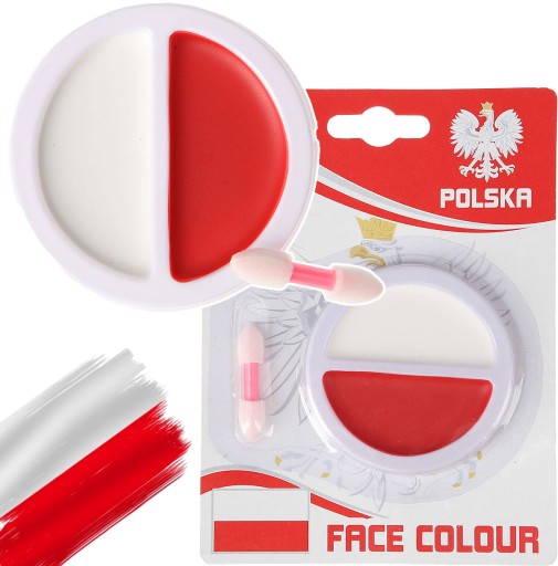 Farby Farby na maľovanie tváre poľského fanúšika POLISH FLAG