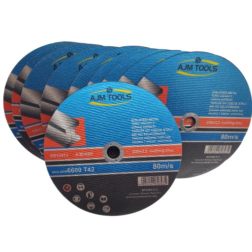 Rezné kotúče oceľ kov 230x3,2 kotúče 230mm 230x22,2 230 x 22,2