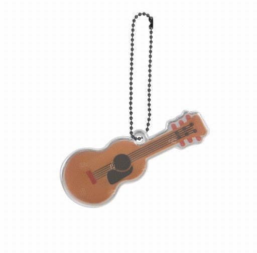 Prémiový 3M reflexný mäkký gitarový prívesok
