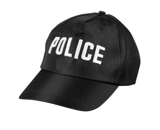 Bejzbalová čiapka Policajné oblečenie Prevlek policajta čierne