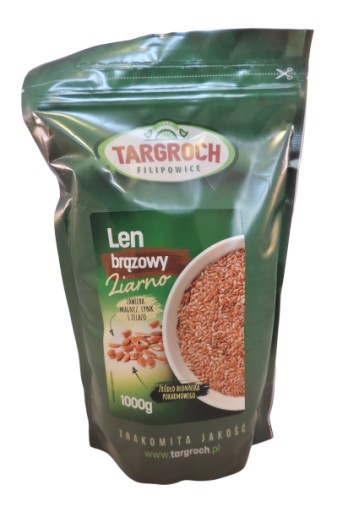 Targroch Len grain - ľanové semienko 1000g Vláknina, Horčík, Zinok, Železo