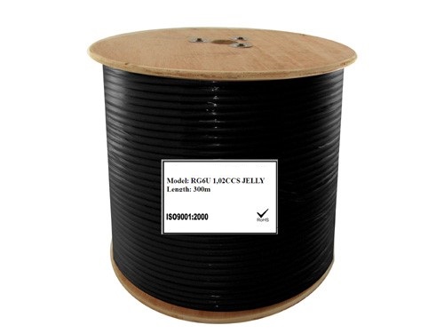 Kábel Anténny gélový kábel RG6U 10m (1857a)
