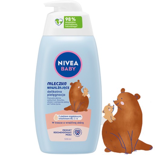 NIVEA BABY hydratačné TELOVÉ MLIEKO PRE DETI od 1 dňa veku