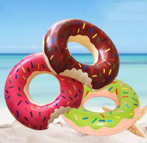 PLAVECKÝ BAZÉN SEA BEACH DONUT DONUT NAFUKOVACÍ VEĽKÝ PONTOO 80 cm