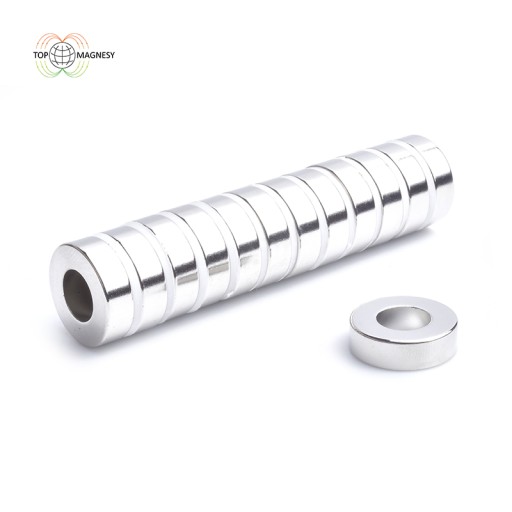 Neodymový prsteňový magnet MP 20x10x6 N38 1 kus