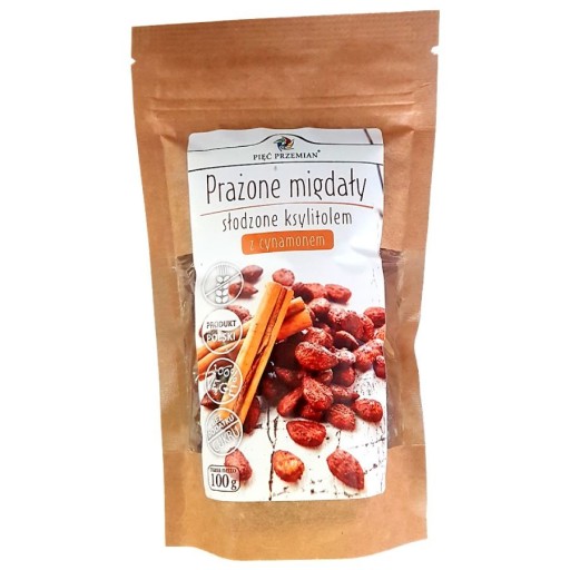 Pražené mandle s xylitolom a škoricou Five Seasons
