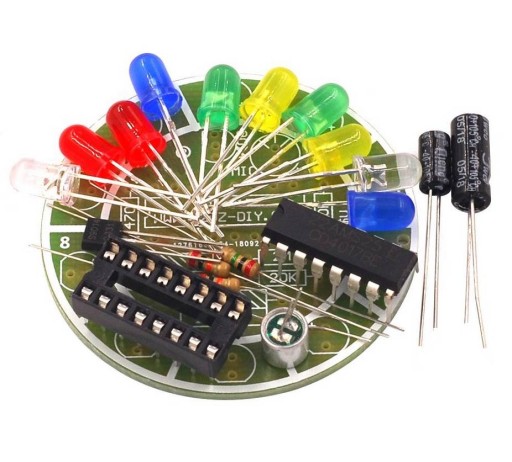 LED farebný telefónny modul ovládaný zvukom a DIY hudbou
