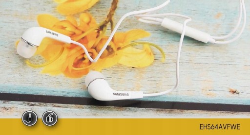 ORIGINÁLNE SLÚCHADLÁ DO UŠÍ SAMSUNG EHS64 3,5 mm TELEFÓN TABLET LAPTOP