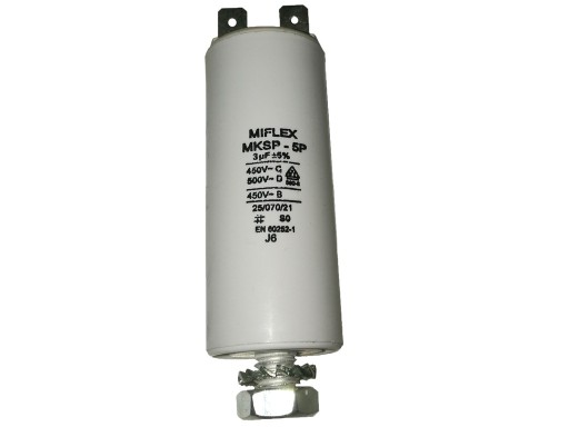 Motorový kondenzátor 3uF 450V Miflex (pre pec)