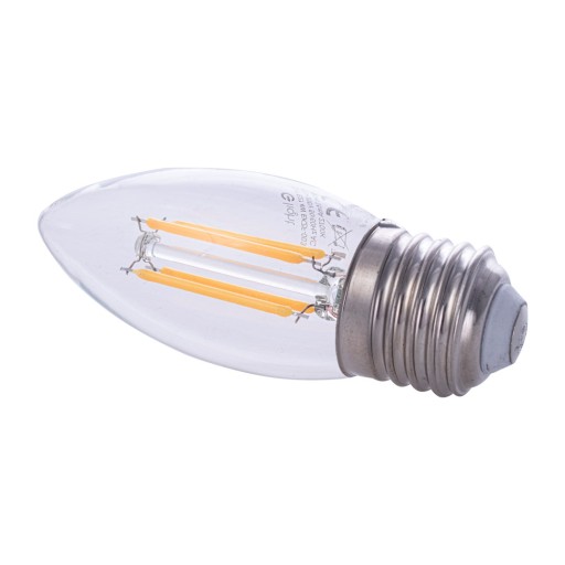 LED FILAMENT E27 žiarovka 4W 4000K Sviečka