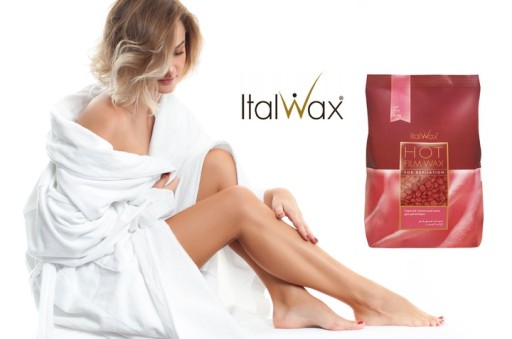 ItalWax Ružový tvrdý vosk v granulách 100g