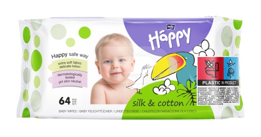 Bella Baby Happy vlhčené obrúsky 64 ks