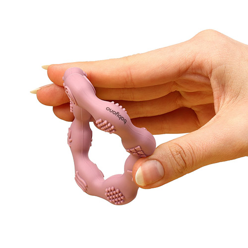 825/01 SILIKÓNOVÝ PRSTEŇ NA ZÚZANIE ŽLTÉ Babyono