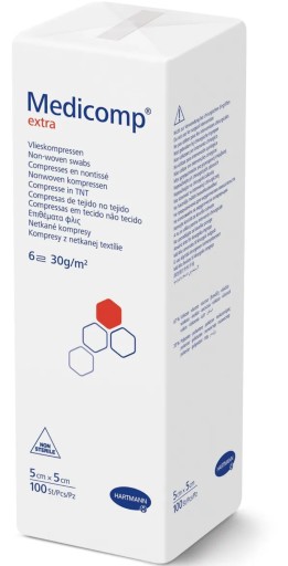HARTMANN - Medicomp EXTRA 5x5cm 100 ks. 6in sterilné.
