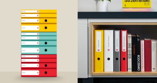 BUDGET BINDER A4 PÁKOVÝ 35mm moxom NEWBINDER