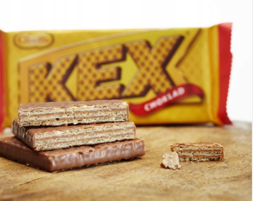 Cloetta Kex Choklad Oblátková tyčinka Čokoládová oblátková tyčinka 60g Švédsko