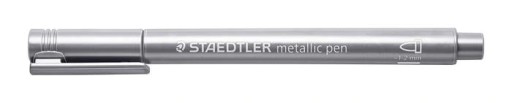 DEKORATÍVNY ZNAČOVAČ STRIEBORNÝ METALICKÝ 1-2MM STAEDTLER