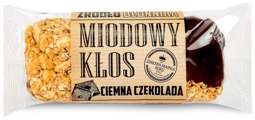 HONEY KŁOS tyčinkový med s tmavou čokoládou 80 g