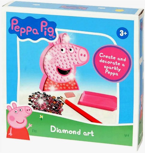 DIAMANTOVÉ MALOVANIE PEPPA PIG PEPPA PIG KREATÍVNA SÚPRAVA HRAČIEK