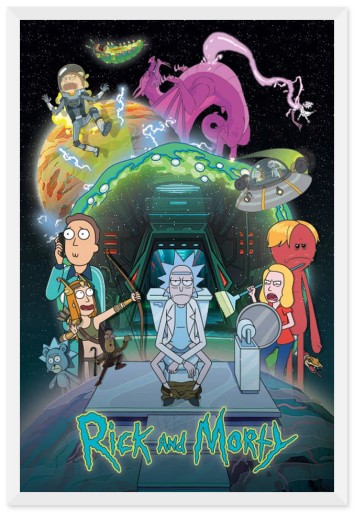 Rick And Morty Toilet Dobrodružný plagát 61x91,5 cm