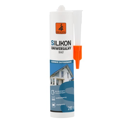 Univerzálny silikón 280 ml WHITE Dragon