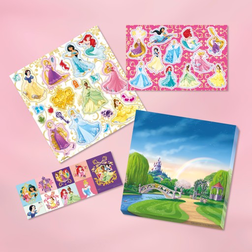 Totum samolepky pre deti Sada Disney Princess 3 hárkov a pozadia