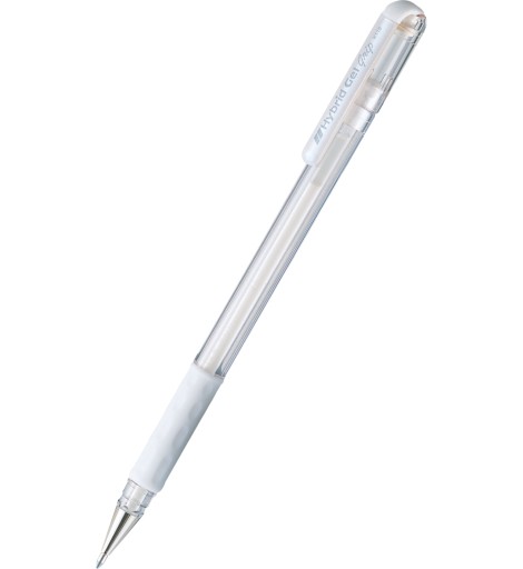 Gélové pero PENTEL K118, biele